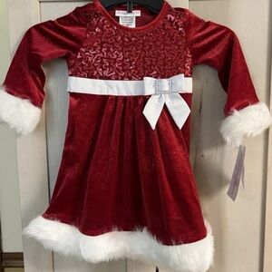 *NEW* Red Christmas A-Line Dress - Toddler
Girls Size 2T - Bonnie Jean